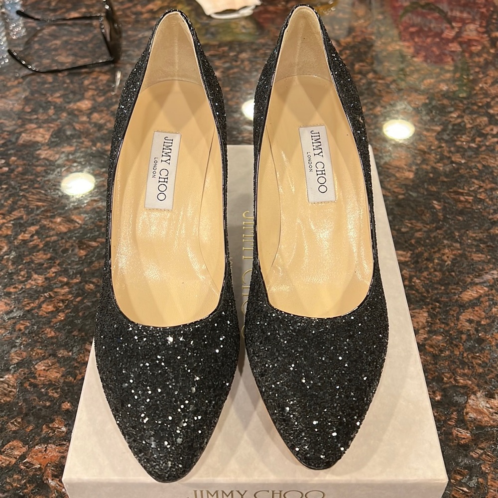 Jimmy Choo Glitter Pump